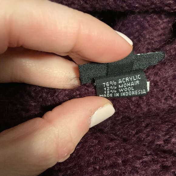 Wooden Ship Womens Cowl Neck Relaxed Cropped Sweater O/S - Picture 6 of 8